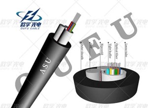 80/120 MINI ADSS 2-12 core optic fiber cable  ASU mini נאָמען